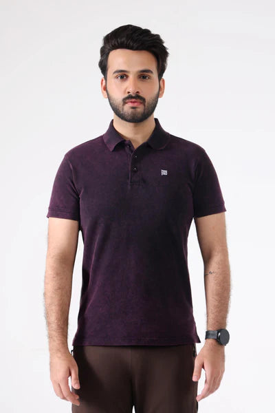 124 WRINKLE POLO MENS