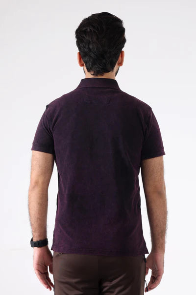 124 WRINKLE POLO MENS