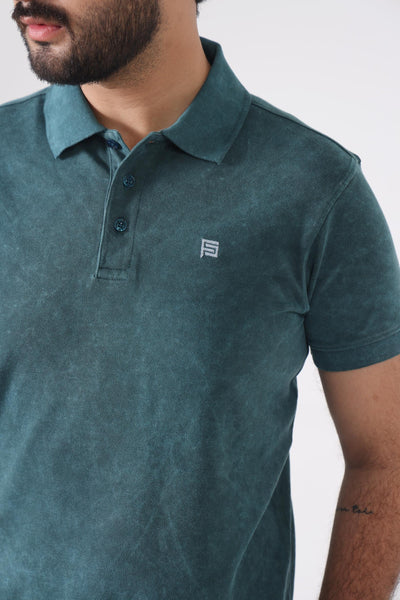 124 WRINKLE POLO MENS