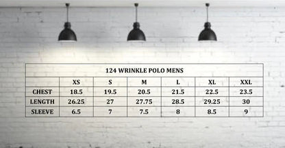 124 WRINKLE POLO MENS